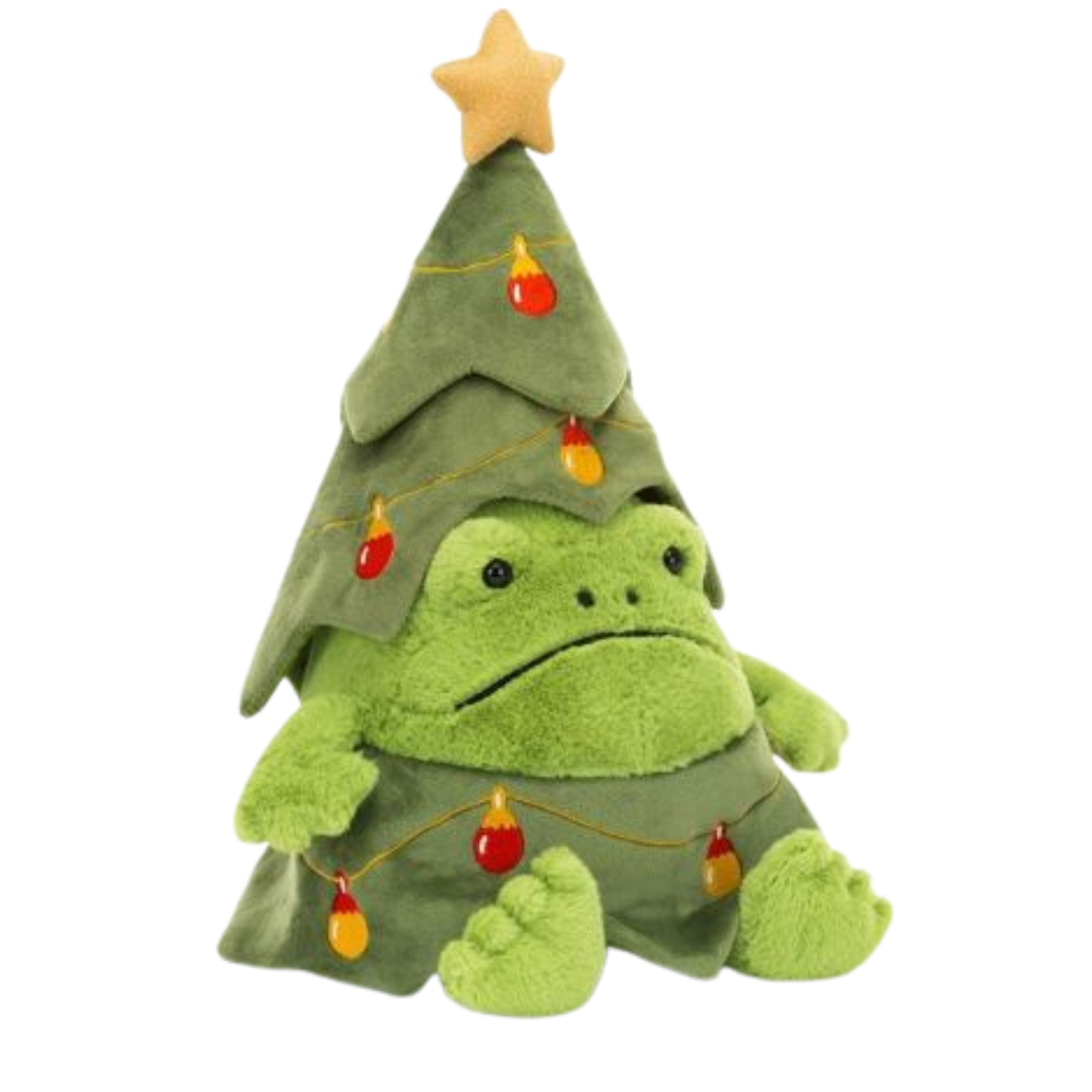 Jellycat - Christmas tree ricky rain frog