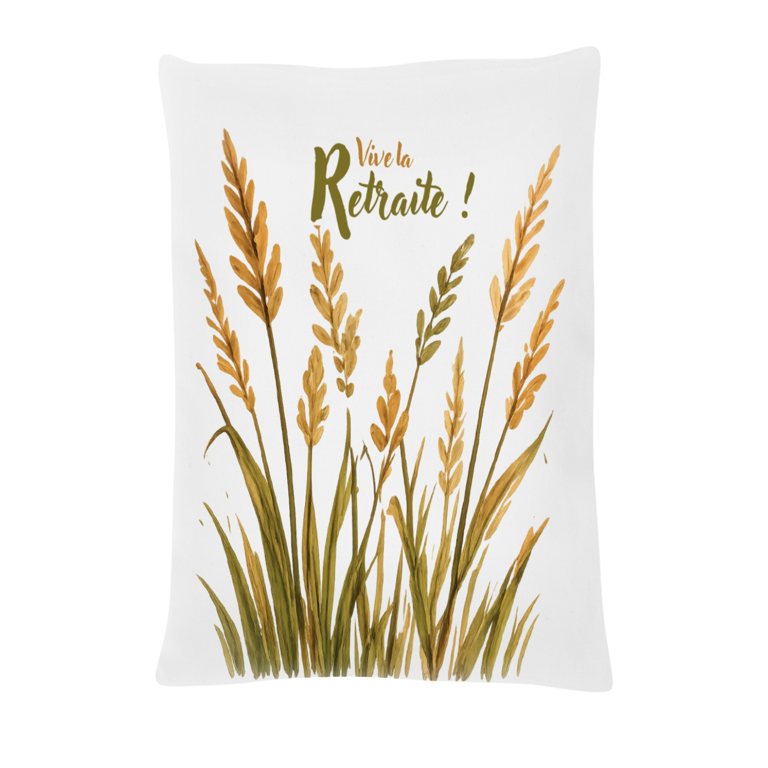 Coussin « Vive la Retraite ! » — Fabrique Champêtre