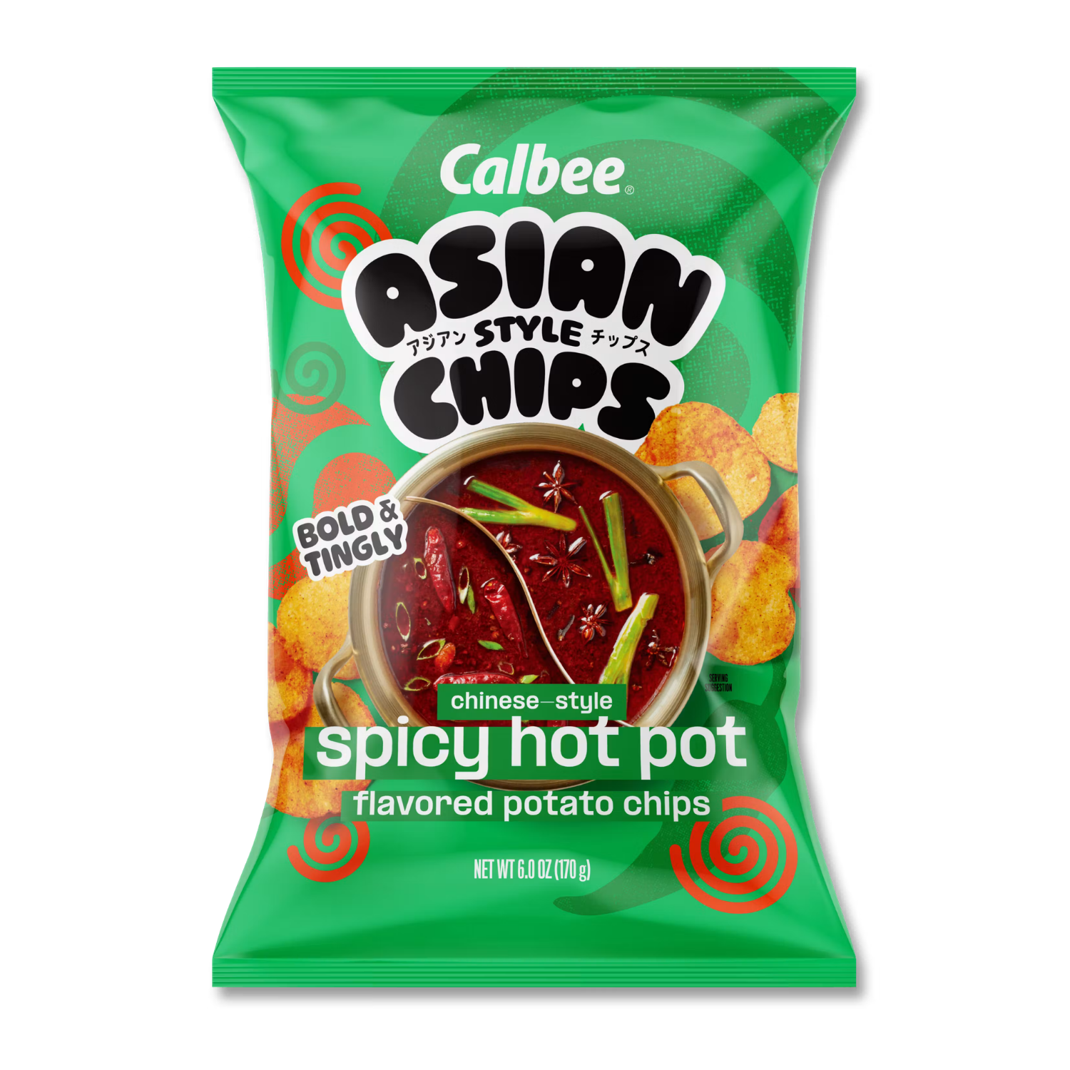 Calbee Asian Style Chips Spicy Hot Pot Chinese-Style