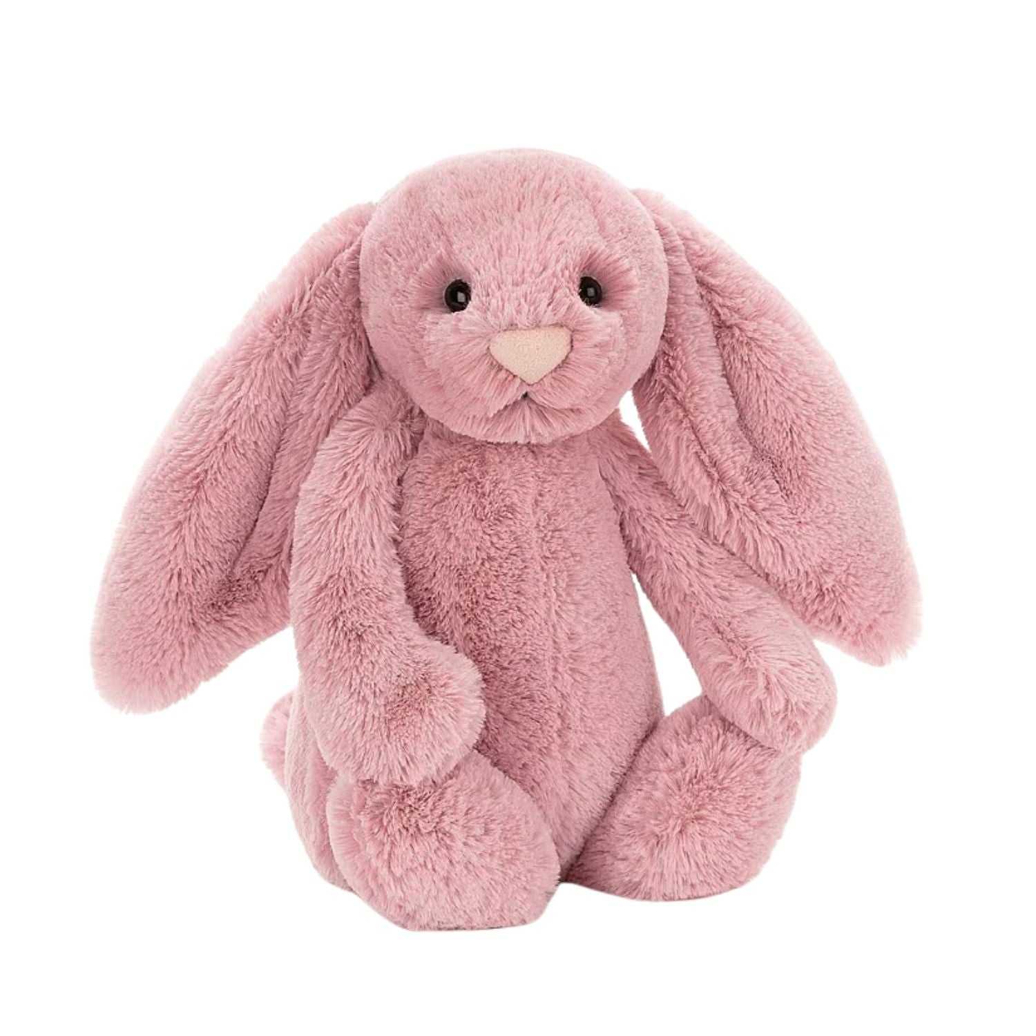 Jellycat Bashful Bunny Rose tulipe — Peluche lapin (Medium)