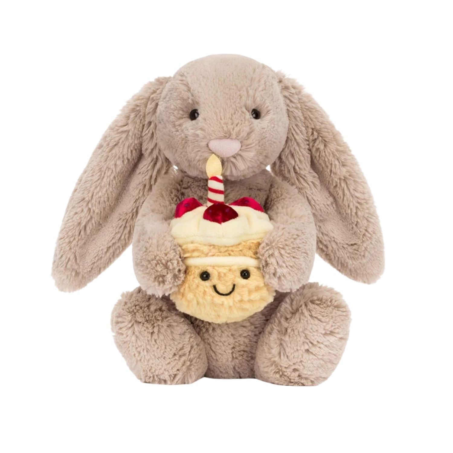 Jellycat bashful bunny birthday — Peluche lapin d'anniversaire