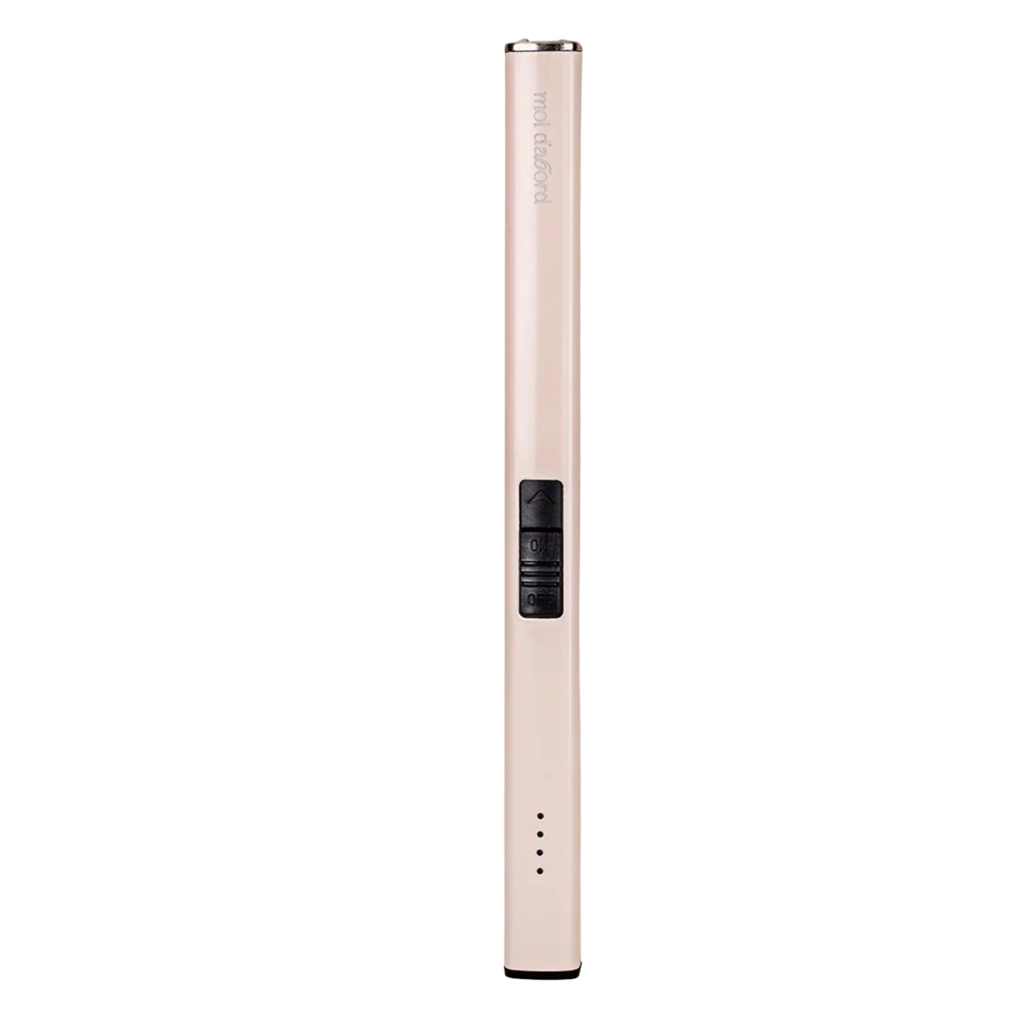Briquet Électrique Rechargeable « Moi D’Abord » — Allume-Bougie USB | rose pâle