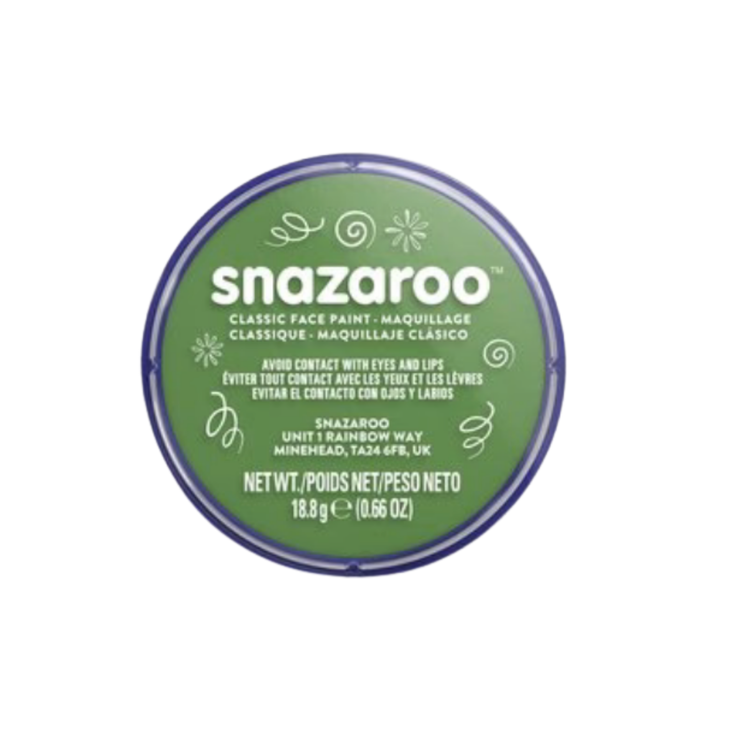 Peinture Faciale Snazaroo — Vert Foncé 18.8g | Maquillage Halloween & Spectacle