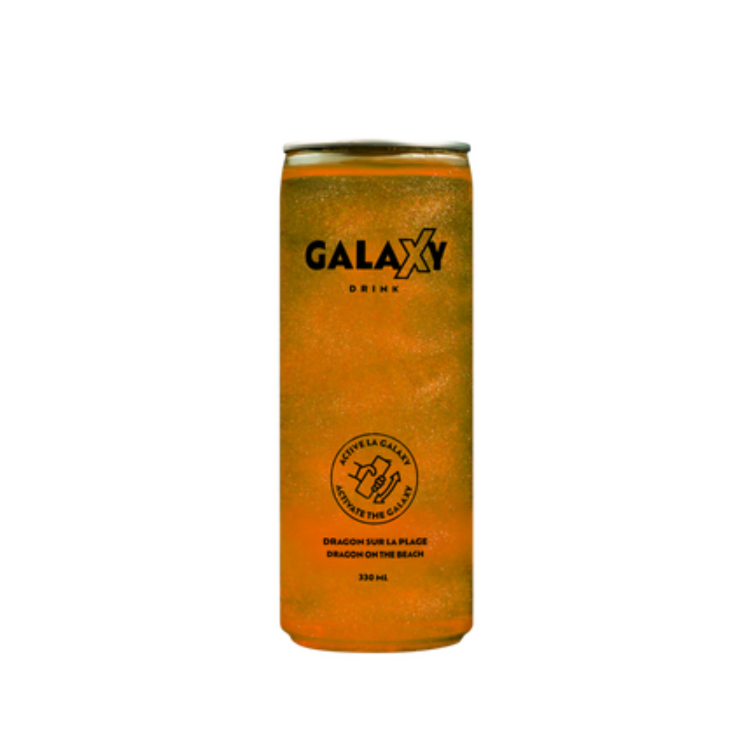 Galaxy drink - Dragon sur la plage