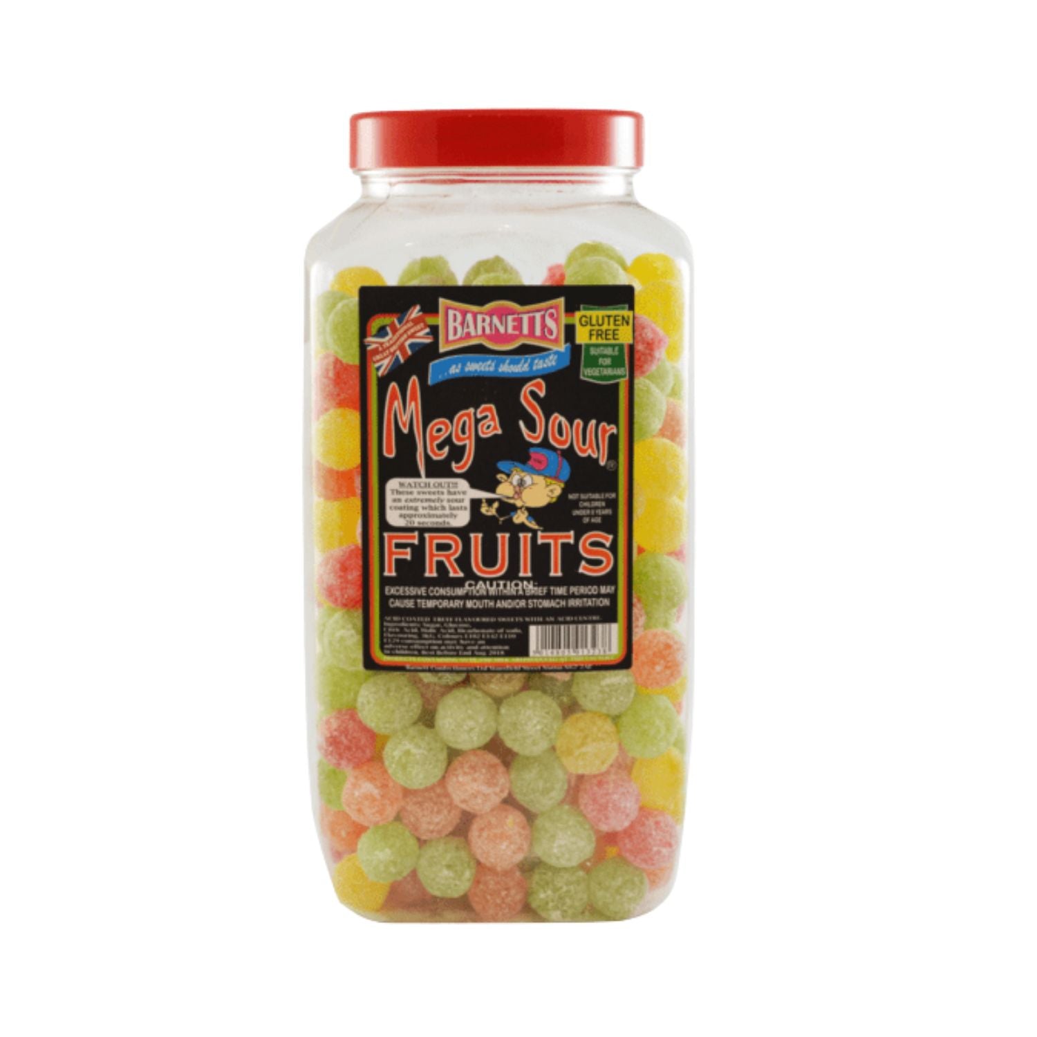 Mega Sour fruits
