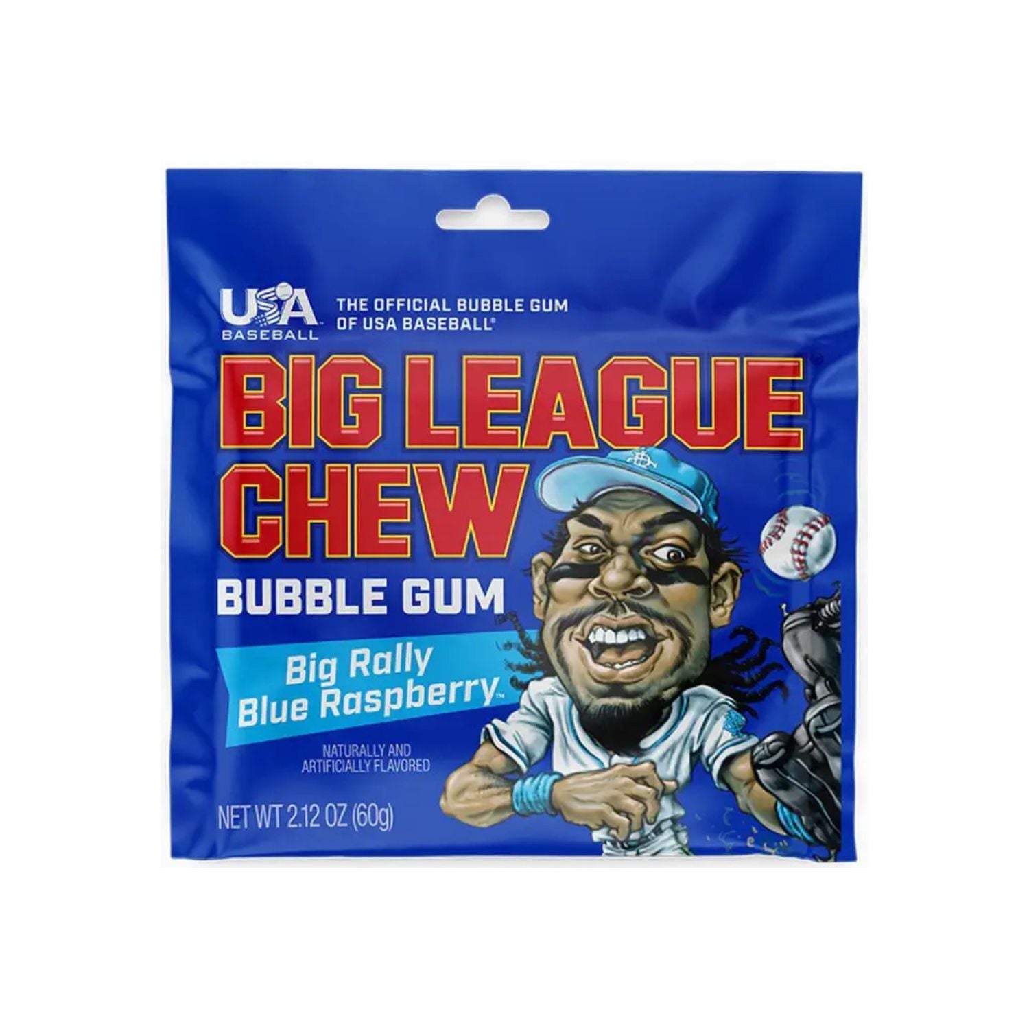 Big League chew bubble gum - Blue raspberry