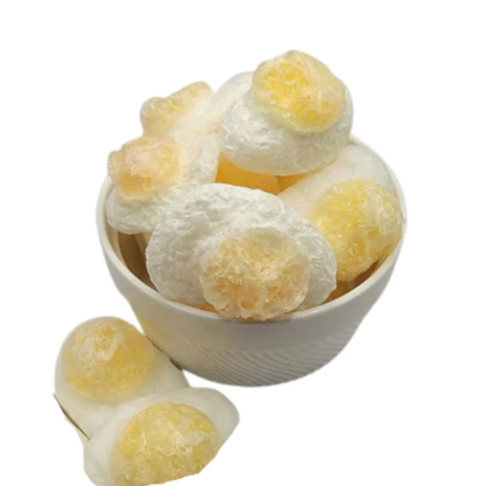 Bonbons lyophilisées - Oeufs à la pêche