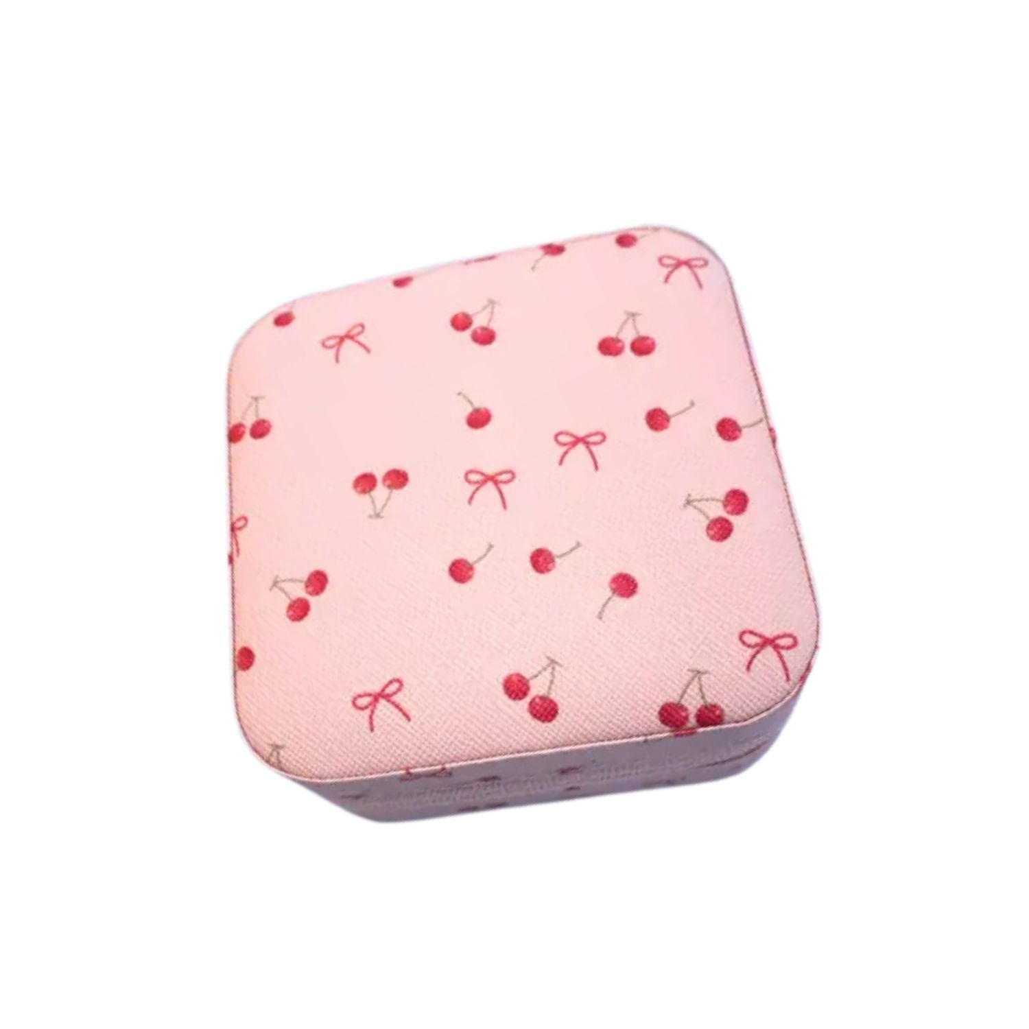 Boite à bijoux mini - Petites cerises boucles