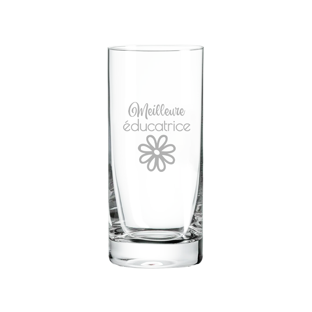 Verre à cocktail meilleure éducatrice