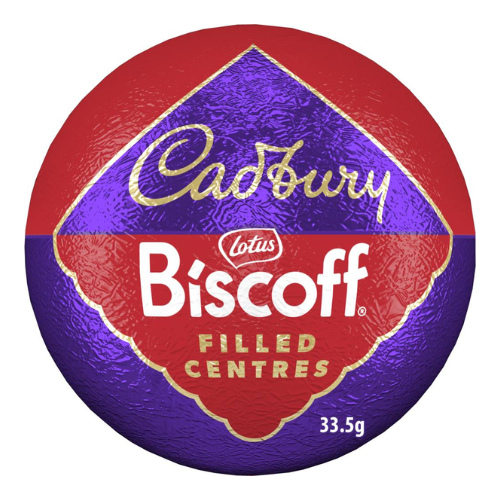 Œuf en chocolat Cadbury fourré Lotus Biscoff – 33,5 g
