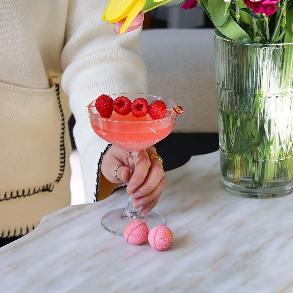 Bombes à cocktail limonade aux framboises – Paquet de 2