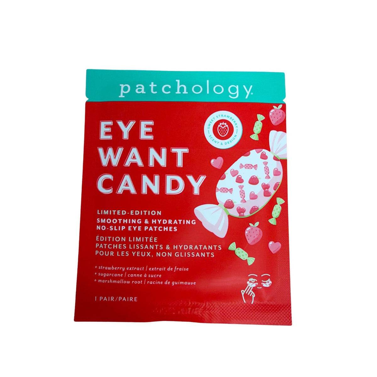Patchology – Patchs yeux lissants et hydratants Eye Want Candy – 1 paire