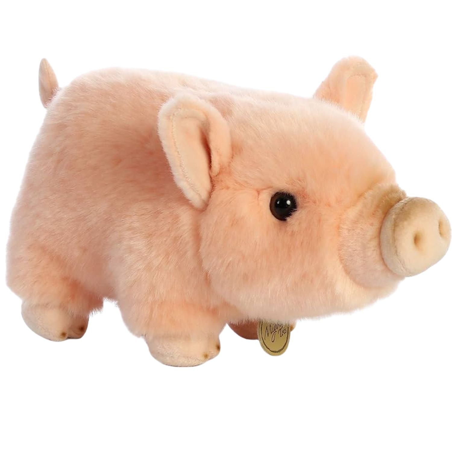 Cochonnet Pot-Bellied rose – Peluche cochon rose réaliste | Aurora Miyoni