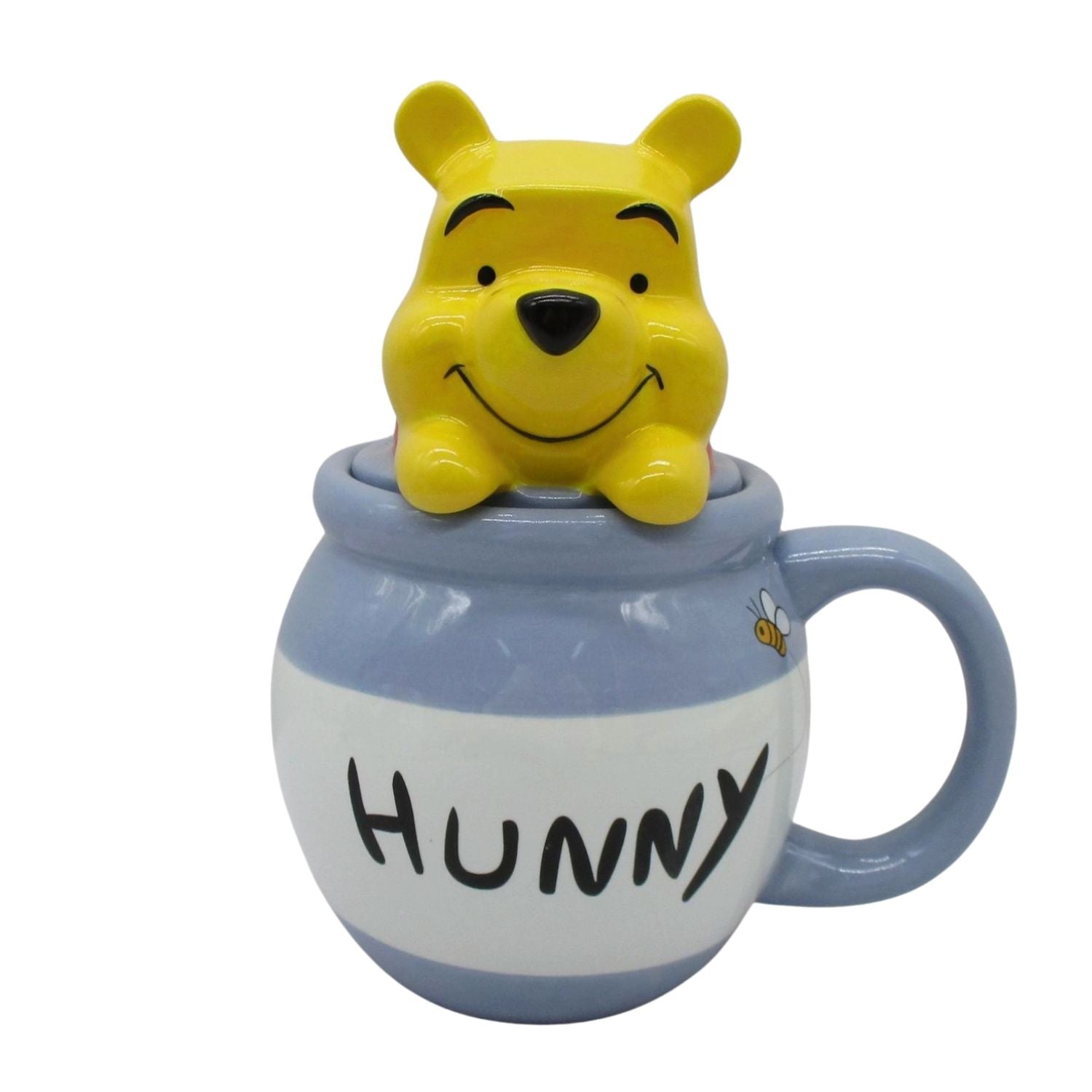 Tasse Winnie l'Ourson « Hunny » – Pot en céramique avec couvercle figurine