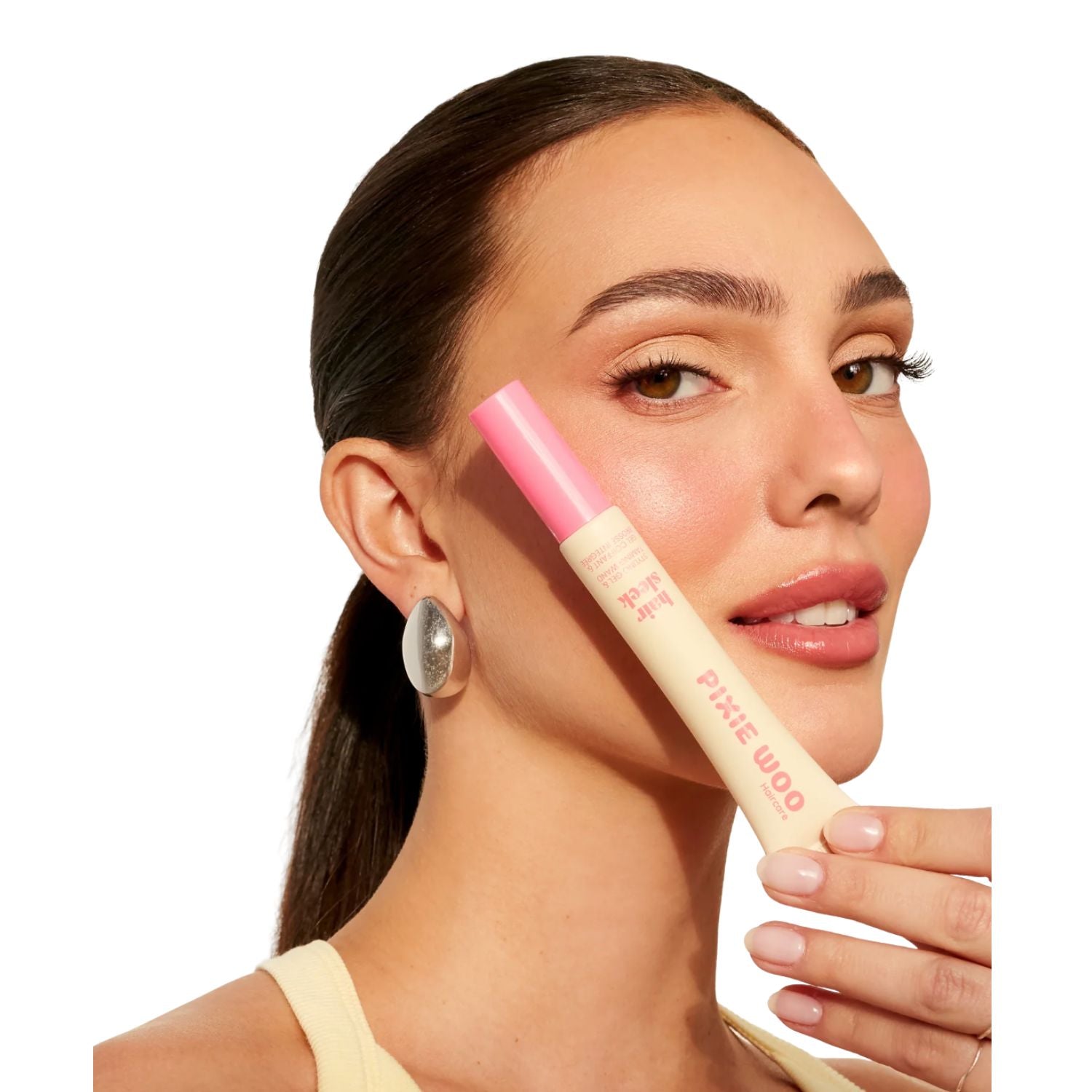 Gel coiffant et brosse intégrée – Pixie Woo hair sleek