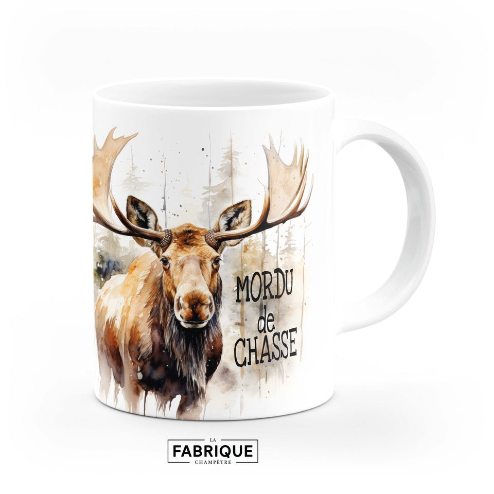 Tasse « Mordu de Chasse » — Orignal | Fabrique Champêtre
