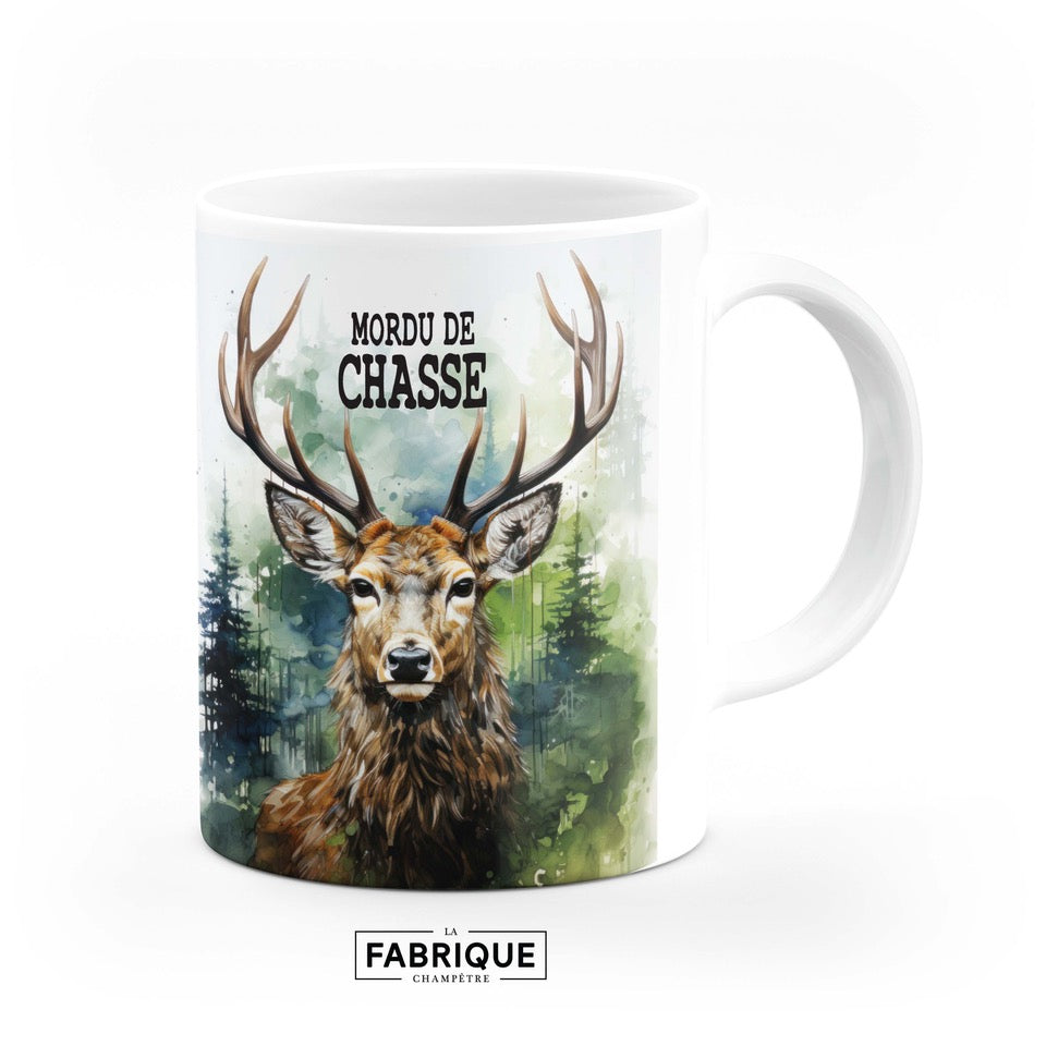 Tasse « Mordu de Chasse » — Chevreuil | Fabrique Champêtre