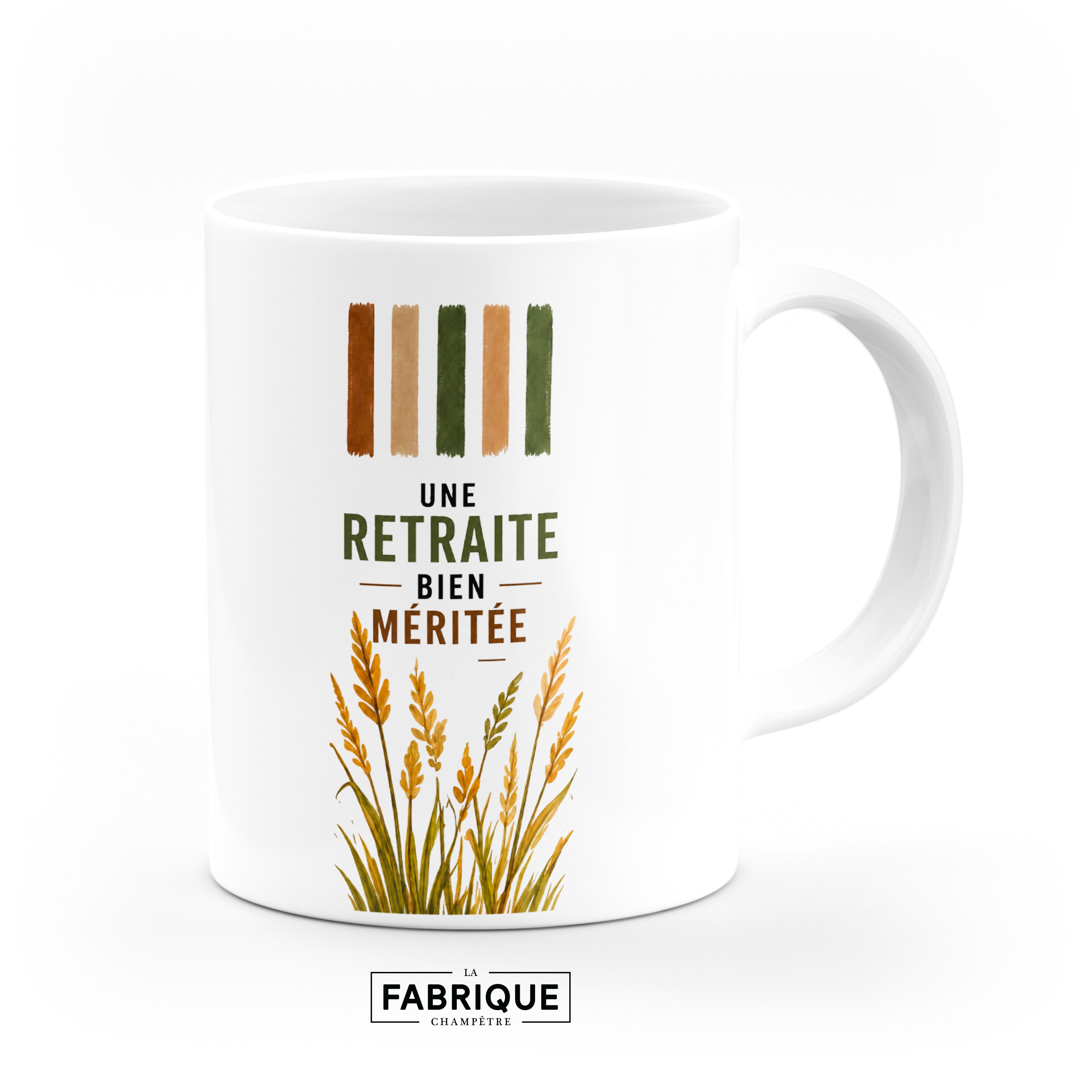 Tasse « Une Retraite Bien Méritée » — Fabrique Champêtre