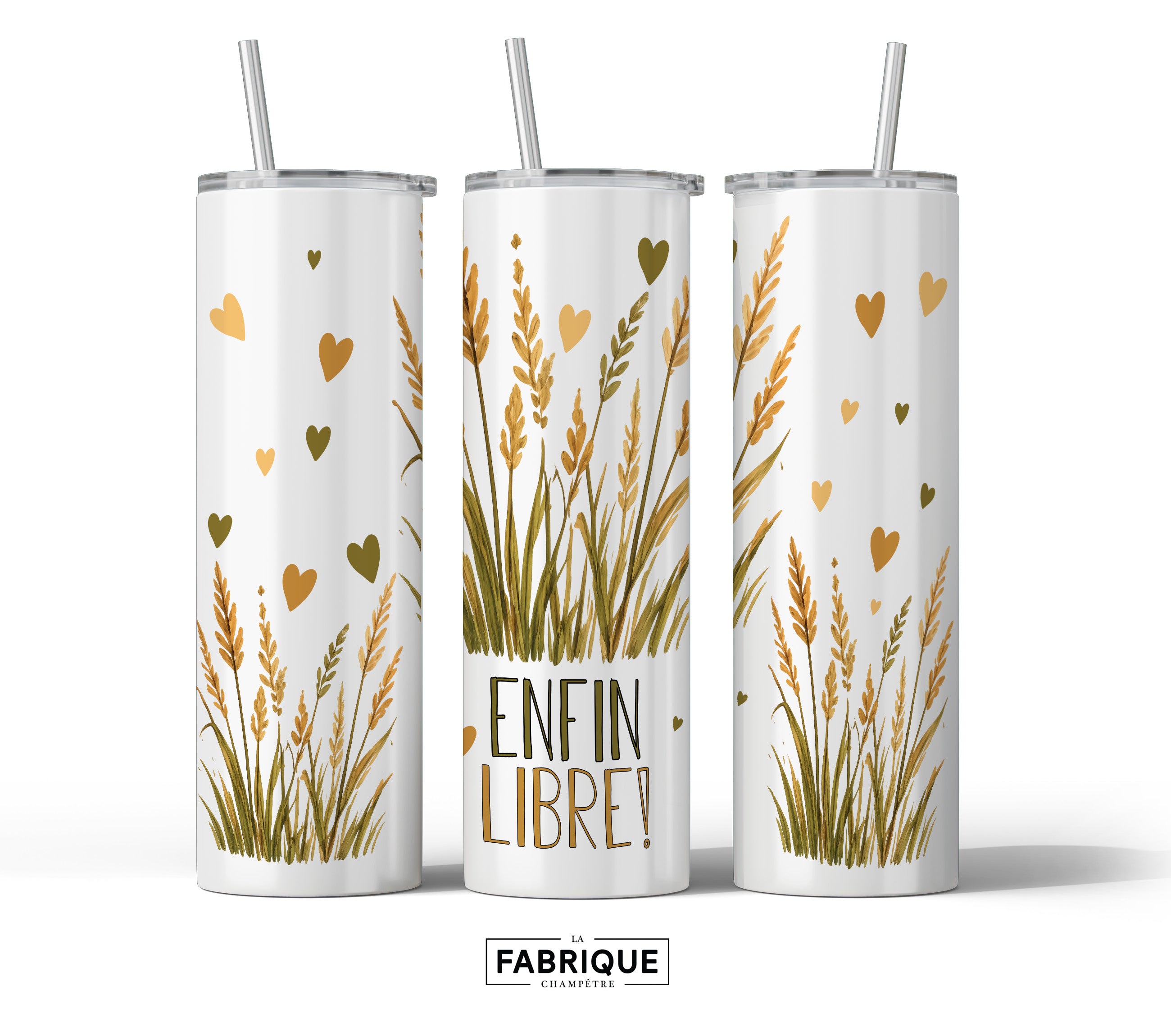 Gobelet Isotherme « Enfin Libre ! » — Fabrique Champêtre