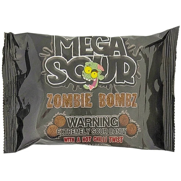Mega Sour Zombie Bombz Hot Chili Twist