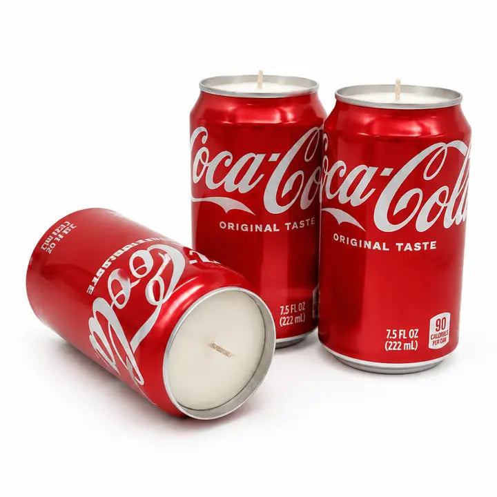 Bougie en canette Coca-Cola – Parfum pain aux bananes