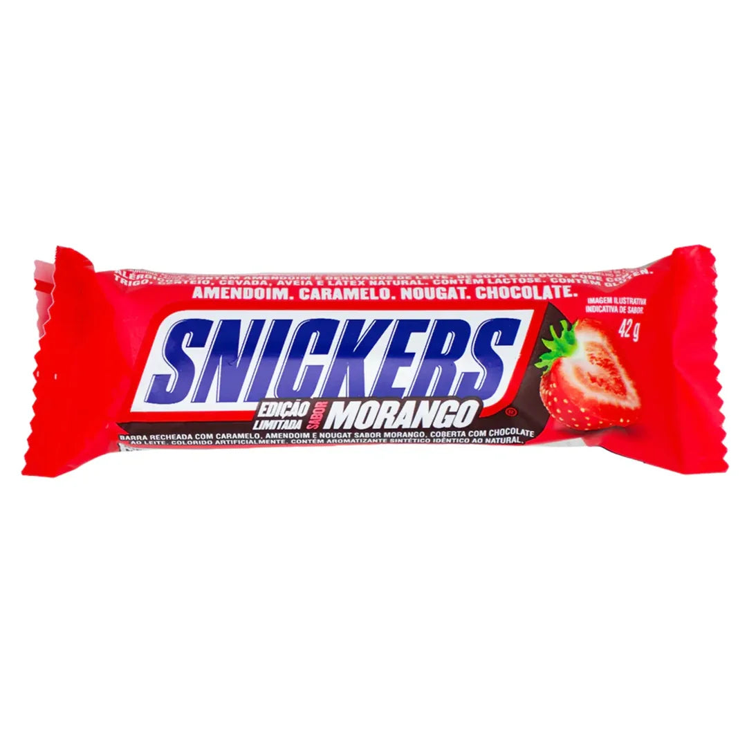 SNICKERS – Barre chocolatée saveur Fraise, édition limitée (42 g)