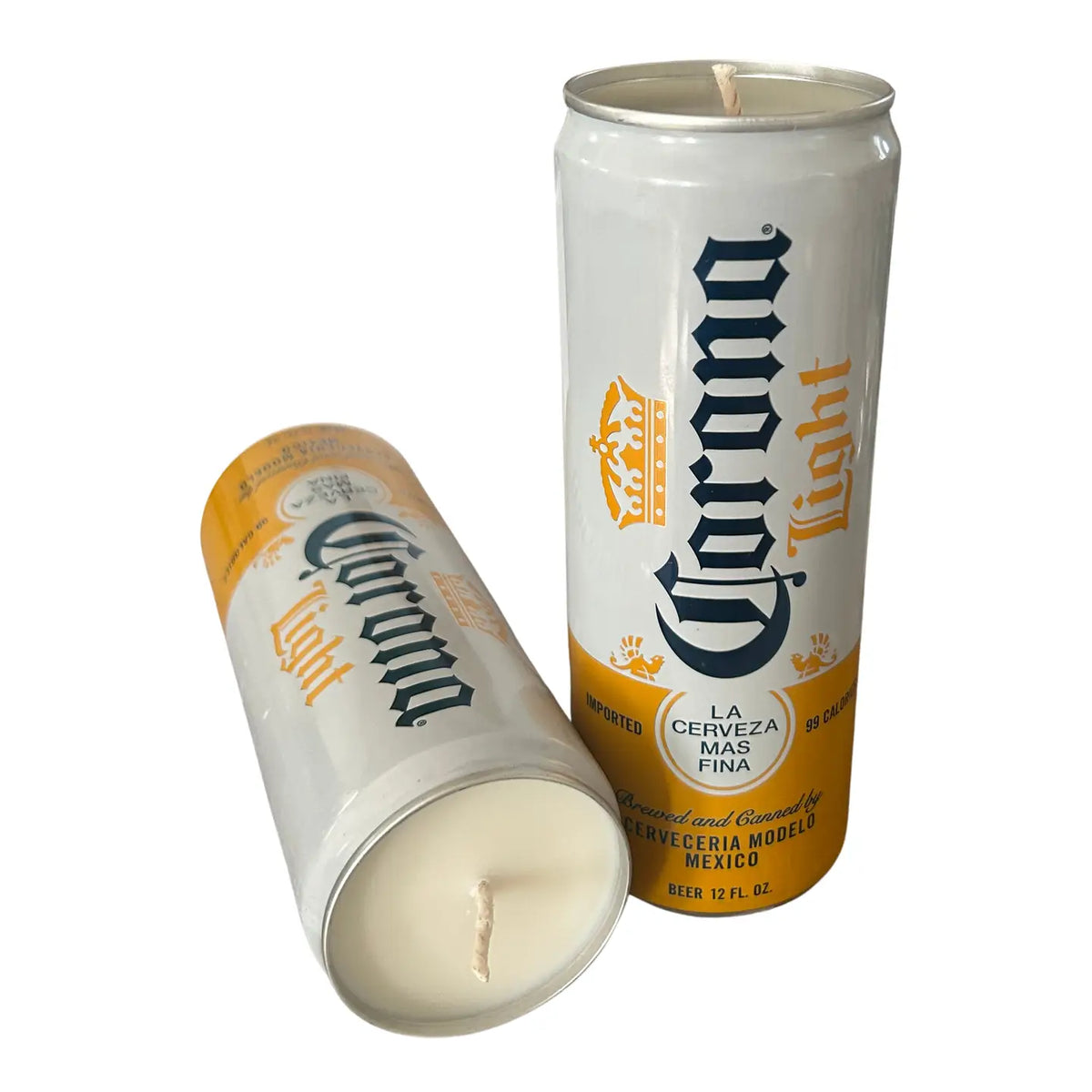 Bougie en canette Corona Light – Parfum vanille