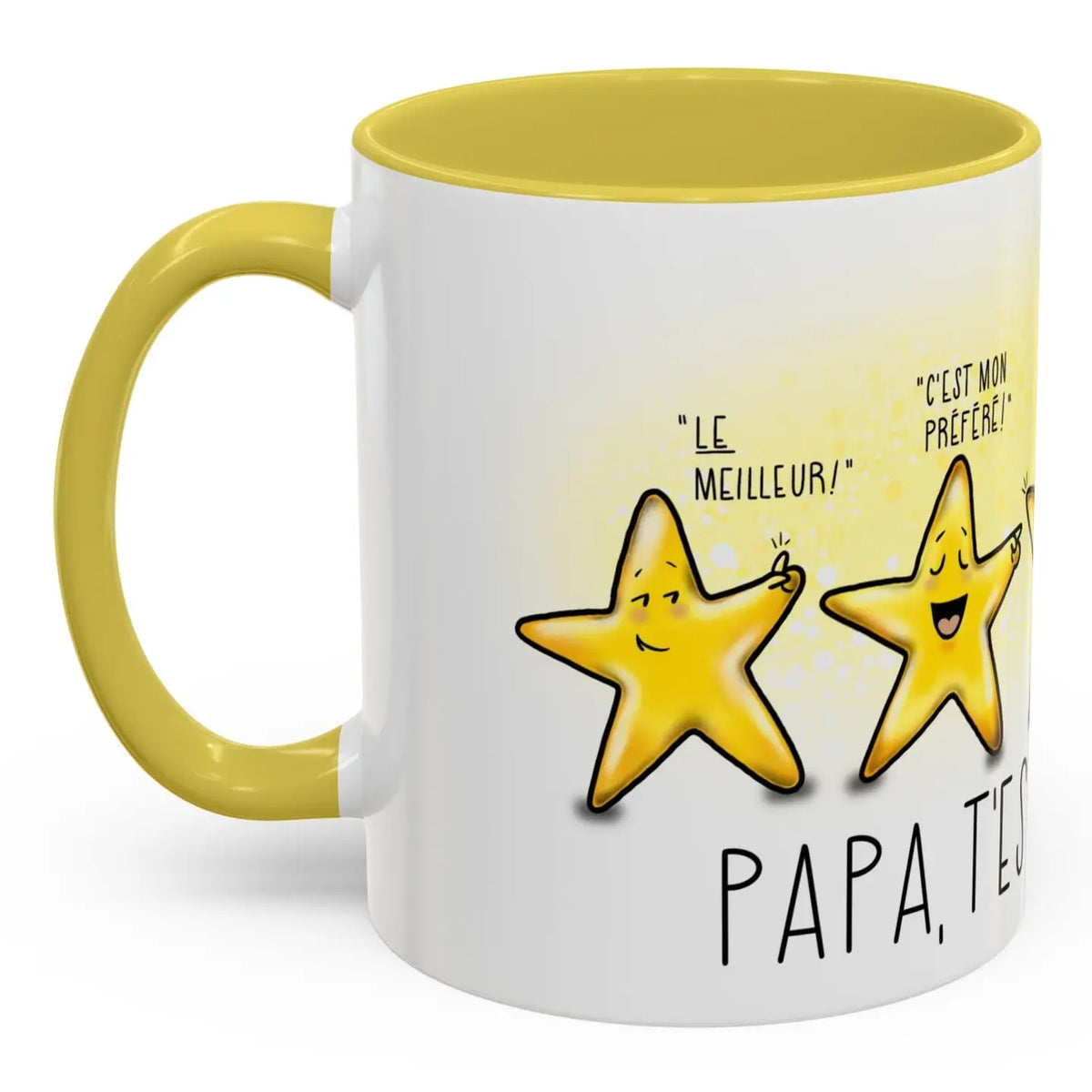 Tasse « Papa, t’es bien coté » – Sardine Studio