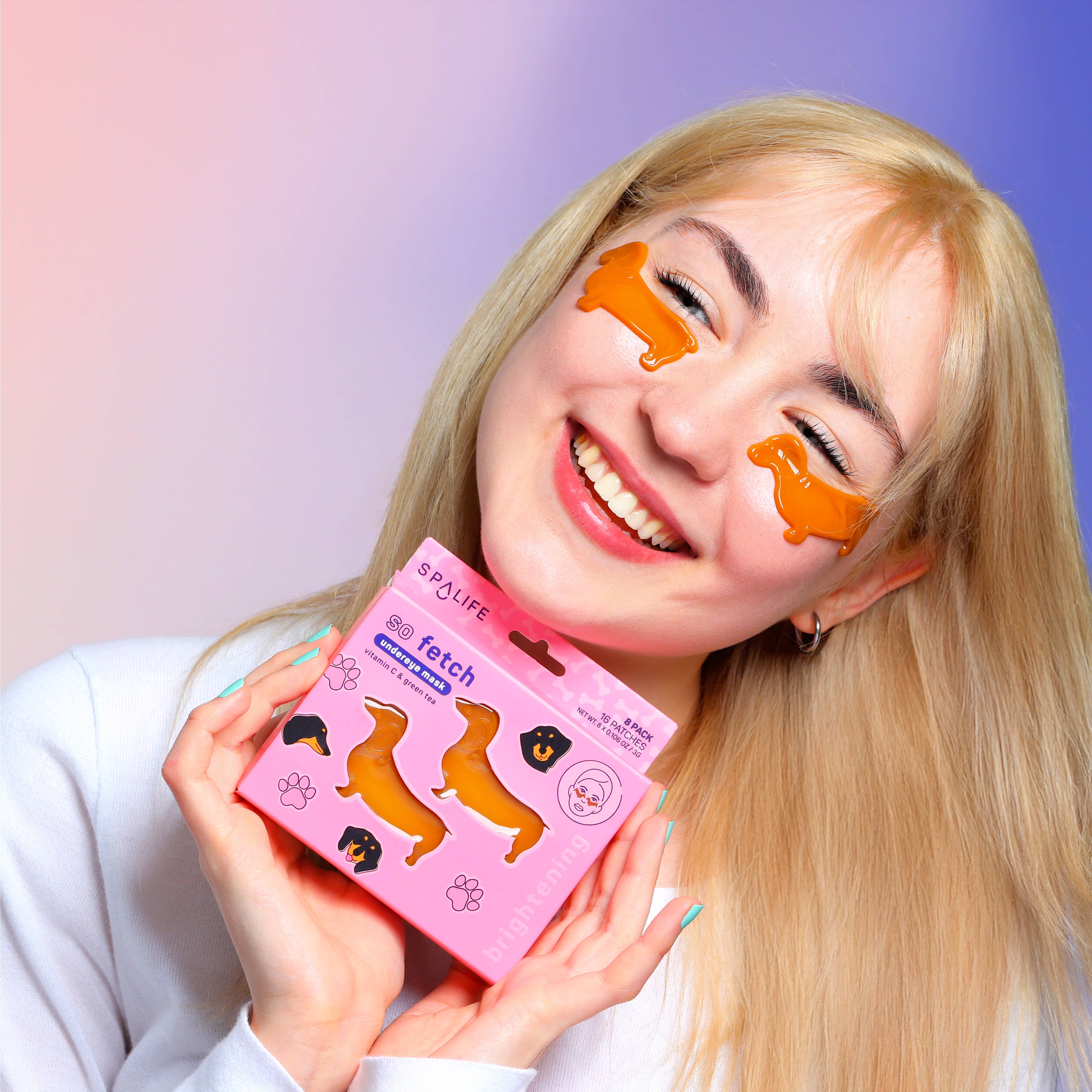 Patchs contour des yeux so fetch vitamine C | teckel, 8 paires