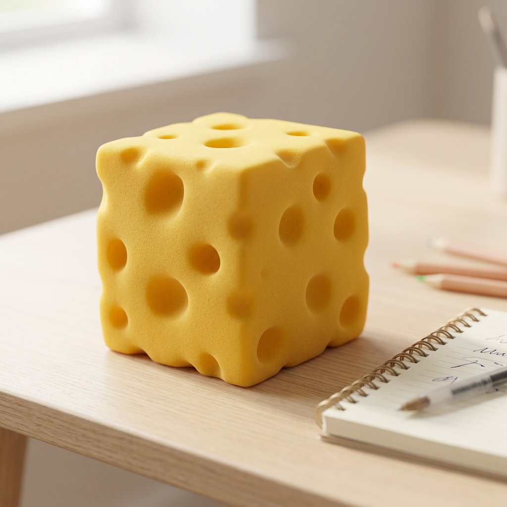 Fromage jumbo anti-stress squishy – Ricochet