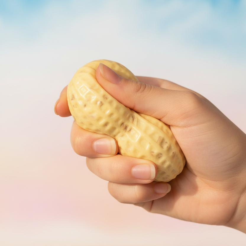 Peanut Crunch jouet squishy ASMR - lifestyle