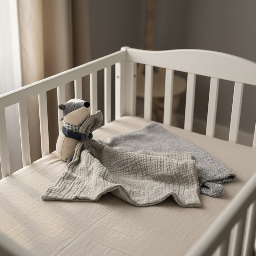 Little Rambler Badger Soother – ambiance chambre de bébé