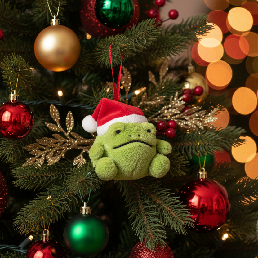 Ricky Rain Frog Décoration – ambiance sapin de Noël