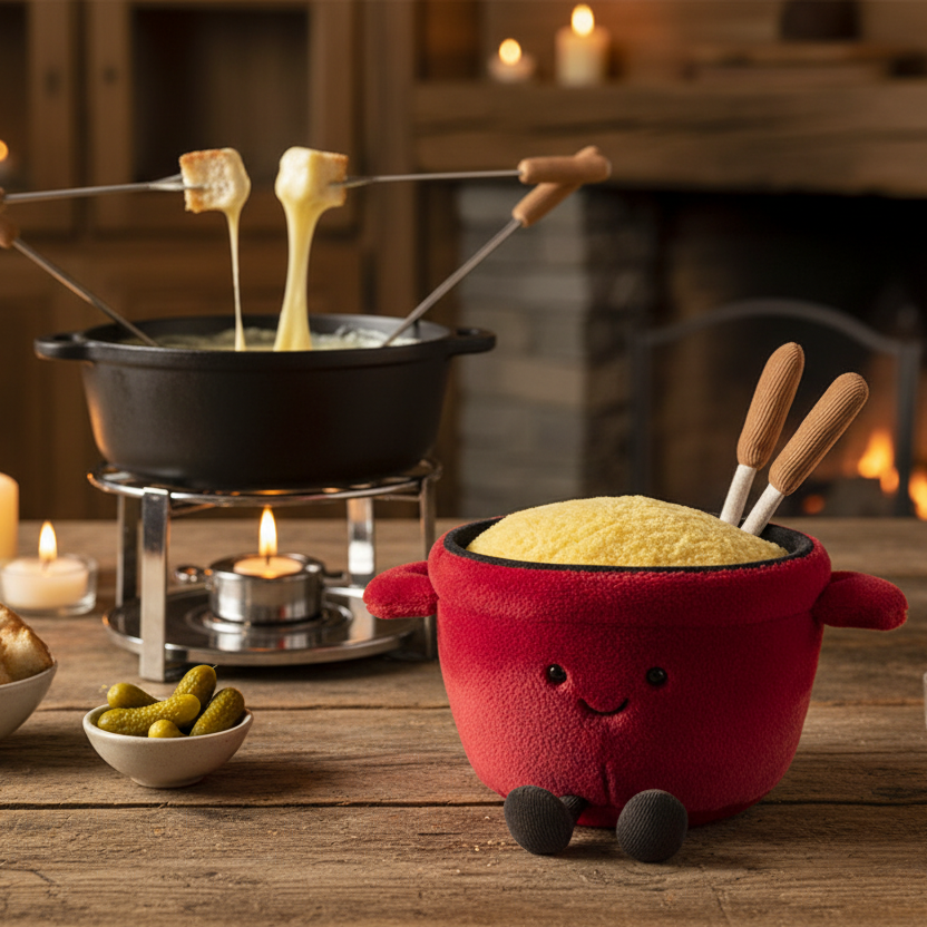 Amuseables Cheese Fondue – ambiance soirée fondue chalet montagne
