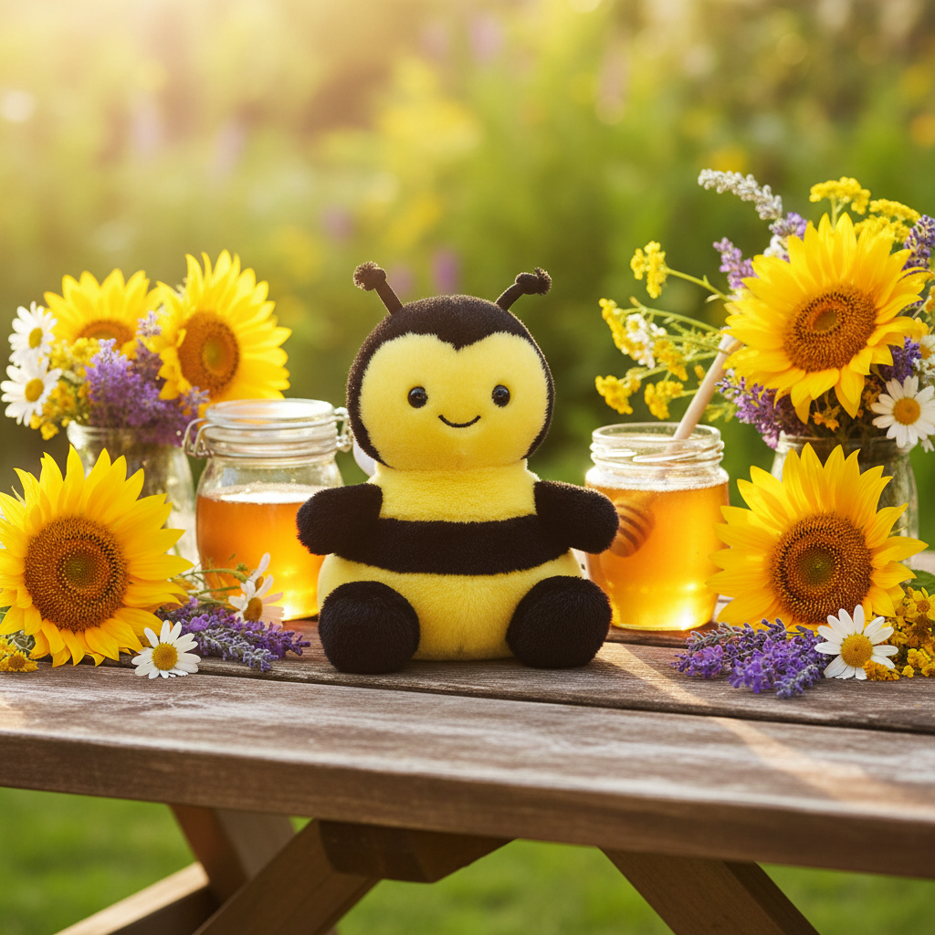 Queeny peluche abeille kawaii lifestyle jardin
