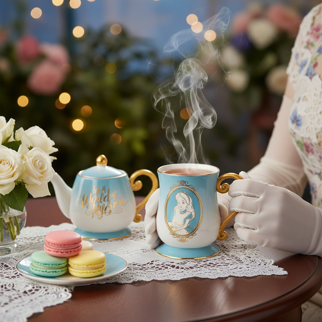 Tasse céramique sur pied – Alice au pays des merveilles | Disney