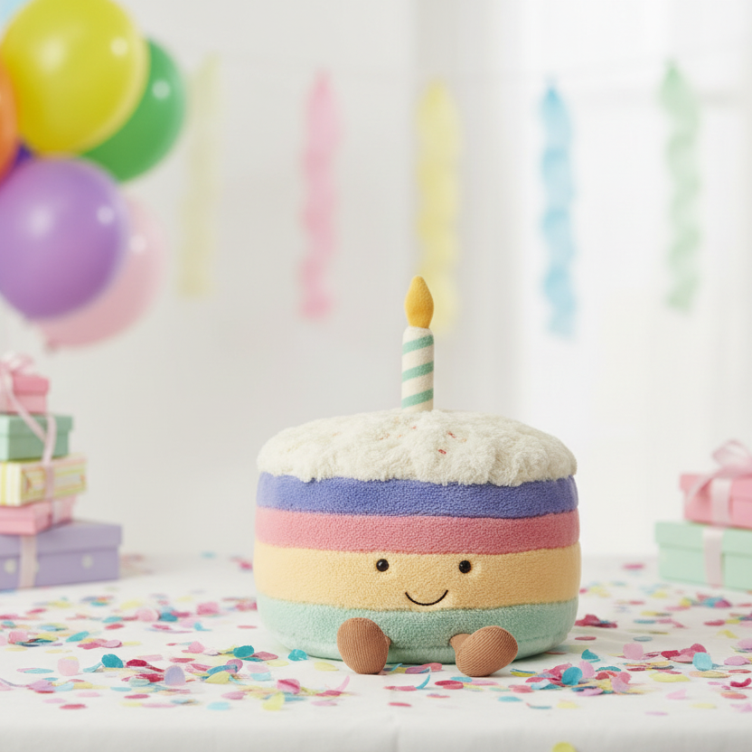 Gâteau de Fête Amuseable Rainbow – ambiance anniversaire festif et coloré