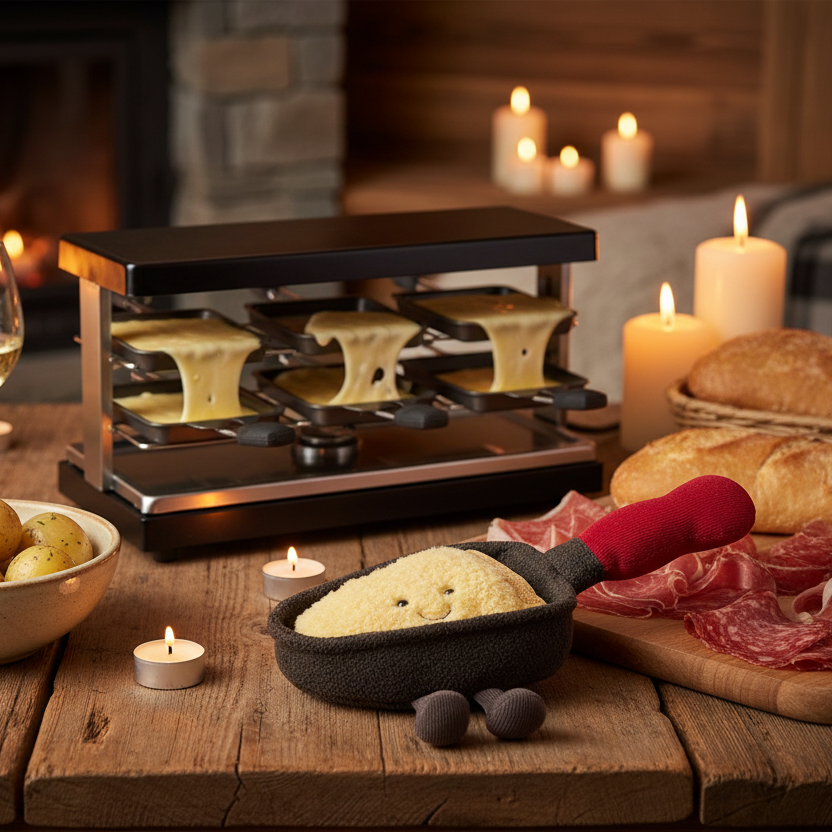 Amuseables Raclette – ambiance soirée raclette chalet montagne