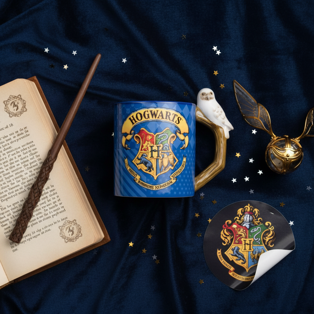 Tasse céramique 20 oz – Hogwarts & Hedwige | Harry Potter