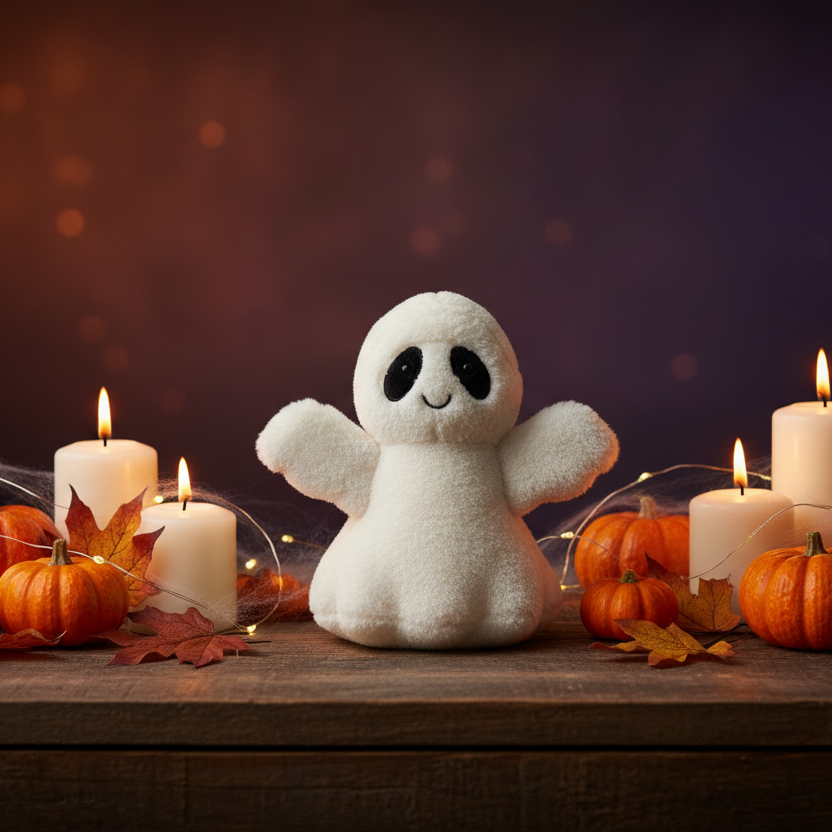 Ghost Bob Jellycat - décor Halloween lifestyle v2