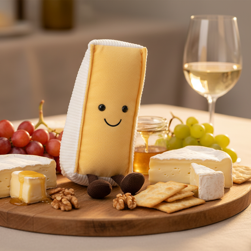 Fromage Brie Amuseable – ambiance plateau de fromages français élégant