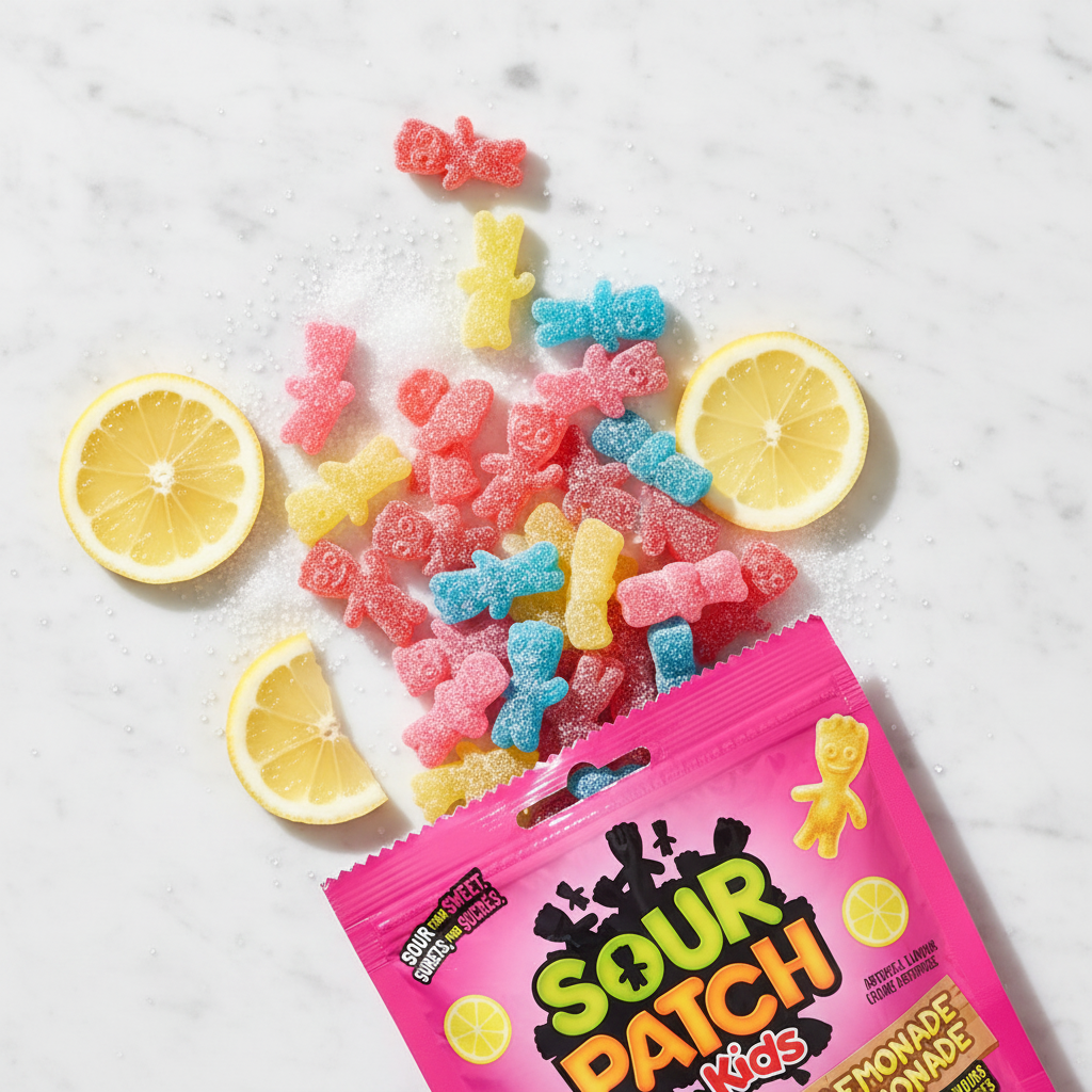 Sour Patch Kids Limonade bonbons colorés avec tranches de citron