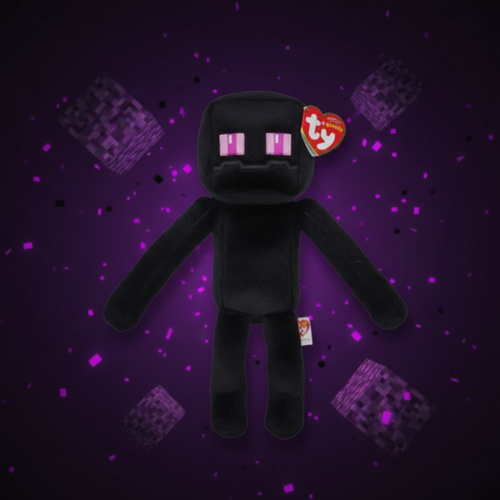 TY Enderman Minecraft peluche noire lifestyle gaming dimension End