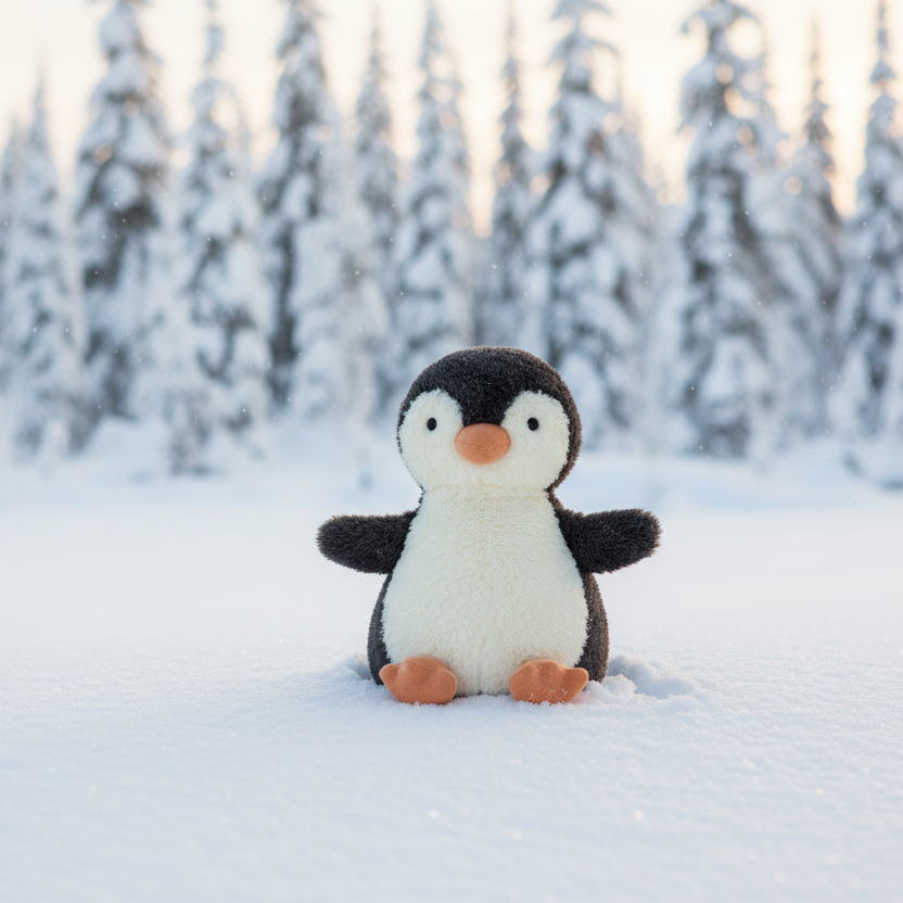 Really Big Peanut Penguin – paysage enneigé Alaska