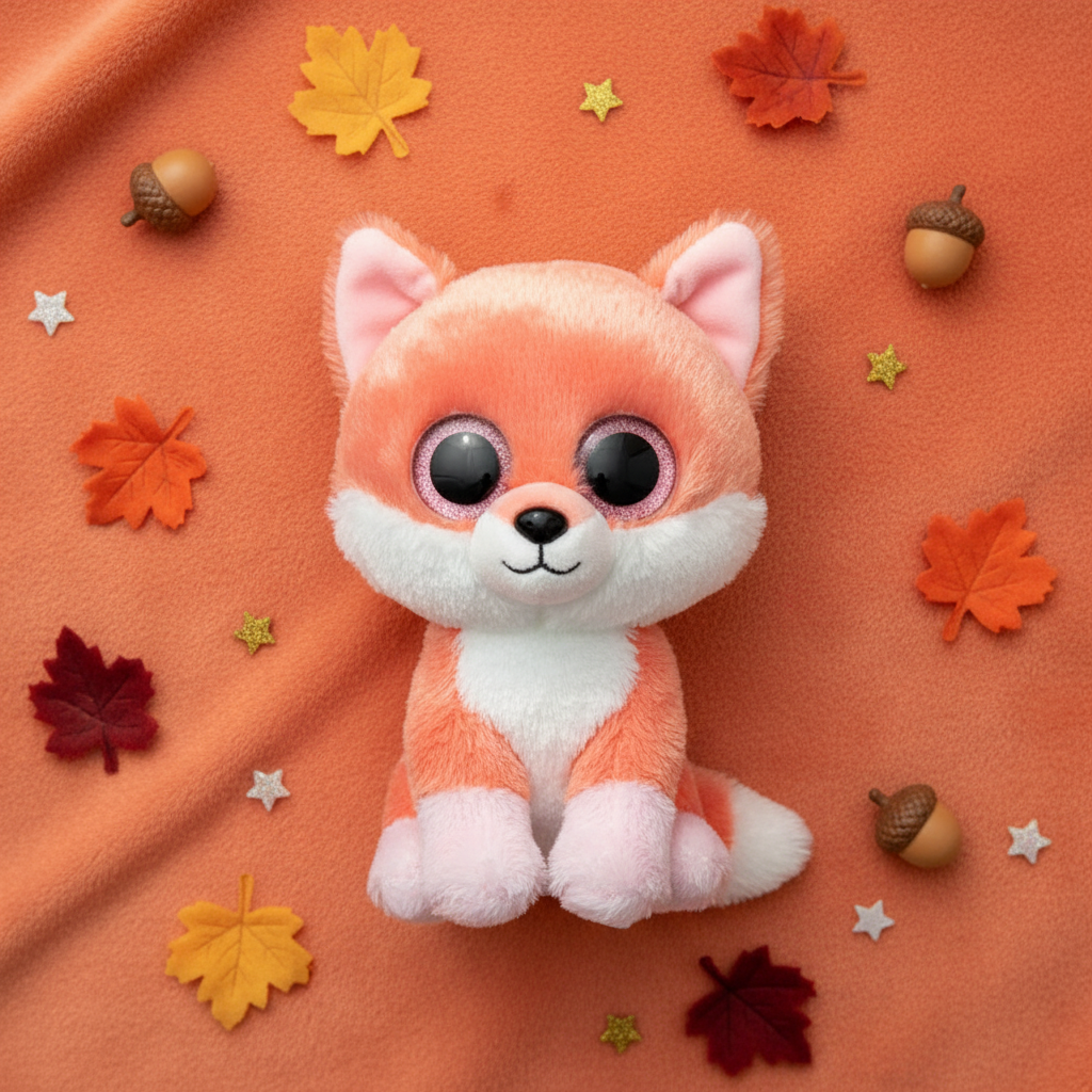 TY Vixen Renard Beanie Boos peluche orange lifestyle kawaii automne