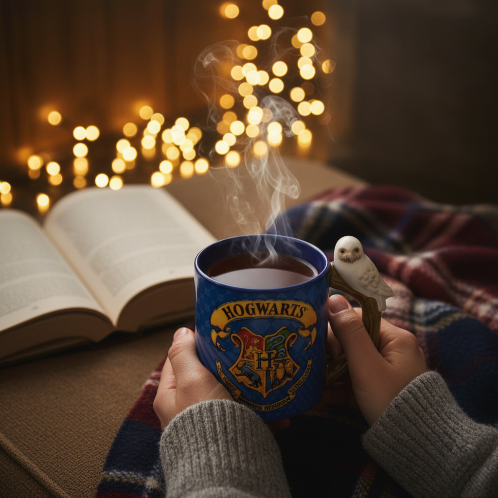 Tasse céramique 20 oz – Hogwarts & Hedwige | Harry Potter