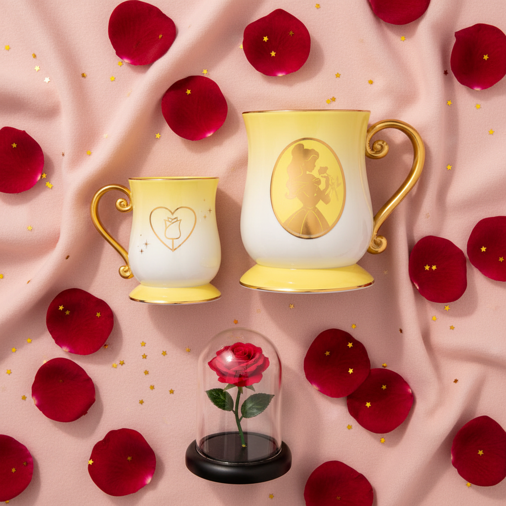Tasse céramique sur pied – Silhouette Belle | La Belle et la Bête Disney