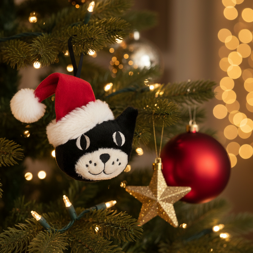 Jellycat Jack - décoration accrochée dans le sapin de Noël
