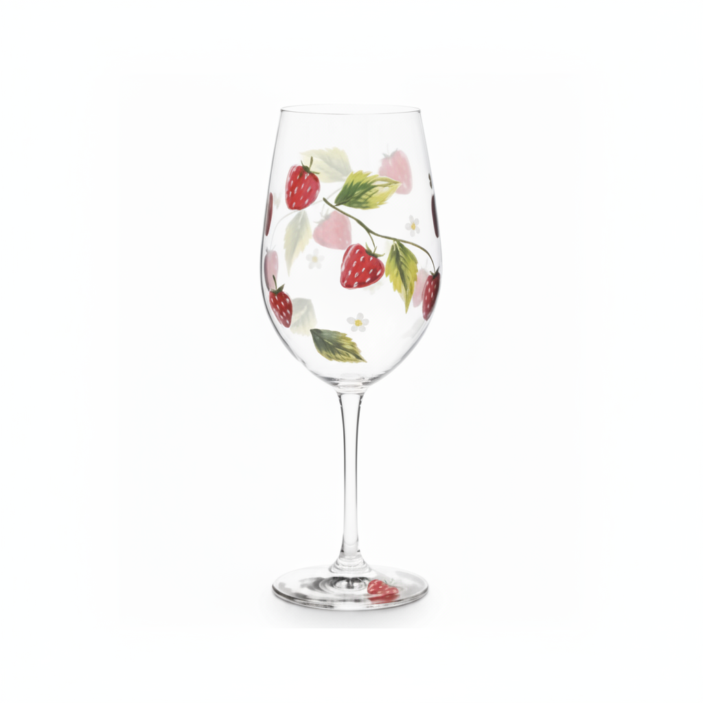 Coupe à Vin Fraises des Champs 22 oz – Abbott 🍓
