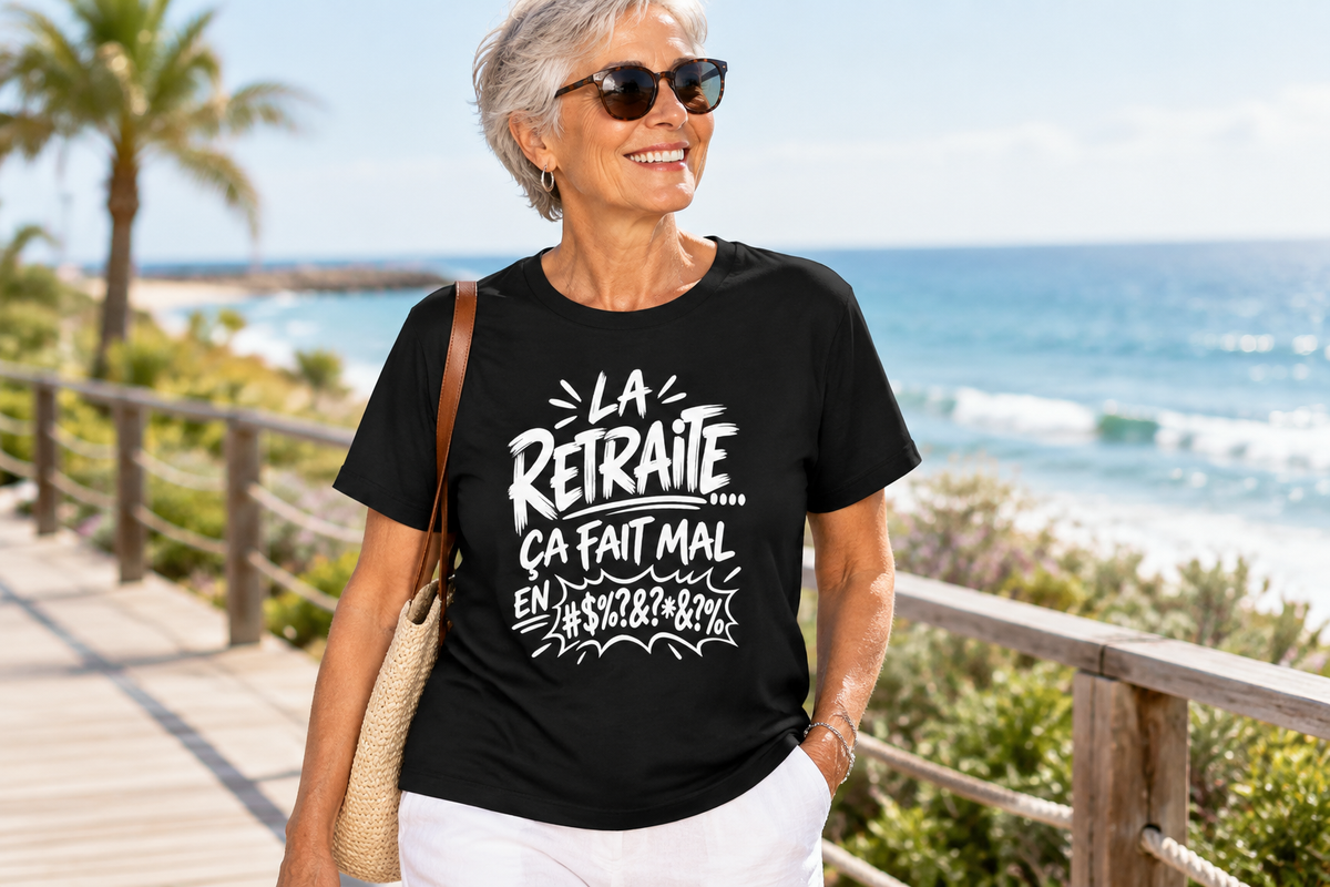 Photo du chandail de retraite porté par une femme